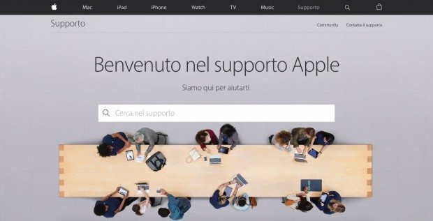 Supporto Apple