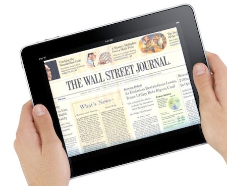 Wall Street Journal dichiara di aver registrato 3200 abbonamenti sulla versione digitale 1