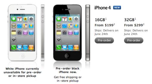 iPhone 4: La versione white del nuovo melafonino al momento non è disponibile 1