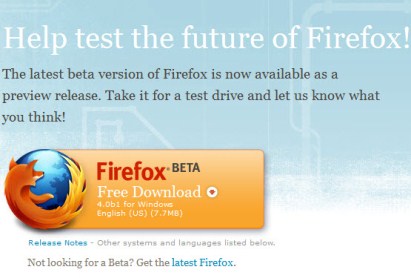 Mozilla: Disponibile FireFox 4.0 Beta 1, su Acid 3 ha registrato un punteggio di 97 su 100 1