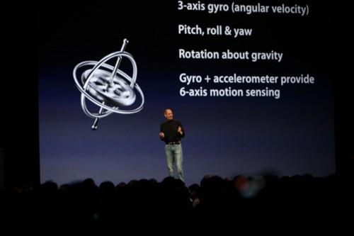 Il prossimo iPad potrebbe essere dotato di giroscopio triassiale (gyroscope 3 axis) 1