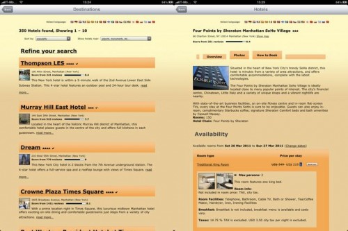 Hotels for iPad, scegliere è diventato semplice. 2
