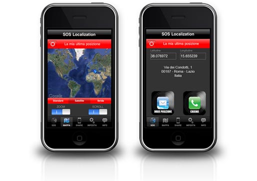 Con SOS Localization condividi la tua posizione anche su Facebook… e trasformi il tuo iPhone in un dispositivo di emergenza 1