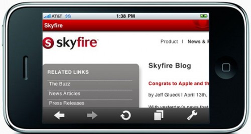 SkyFire: Gli utenti iPhone hanno fatto crollare i server, la vendita dell'app al momento è sospesa 1