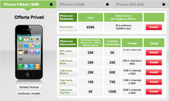 Inchiesta iPhone 4: Prezzi e tariffe degli operatori a confronto 4