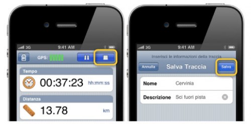 EasyTrails GPS, un'app per iPhone pensata per chi ama gli sport invernali 4