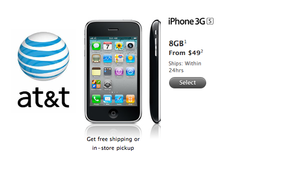 iPhone 3GS ora a 49$ in America 1