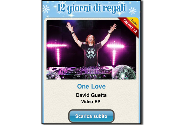 12 giorni di regali: David Guetta