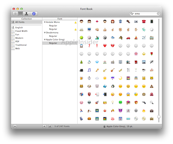 Mac OS X Lion - notifiche push, nuove opzioni per le applicazioni che vanno in crash, emoticon 1