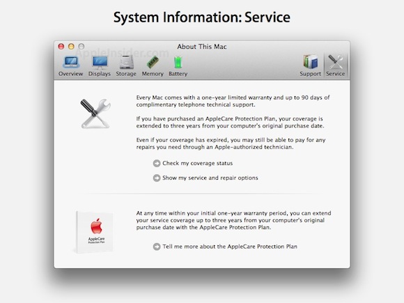 Dentro Mac OS X Lion - Informazioni su questo Mac e Preferenze di Sistema 6