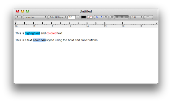 Mac OS X Lion ha un nuovo TextEdit: supporto alla scrittura verticale e nuova barra degli strumenti 1