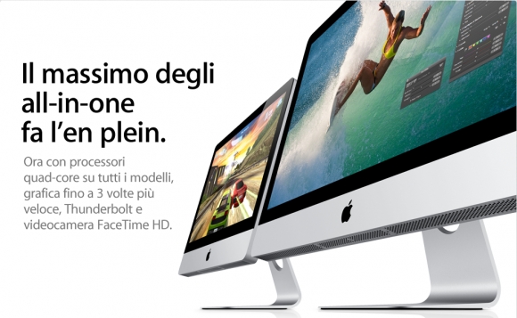 iMac quad-core, Thunderbolt e Facetime HD 1