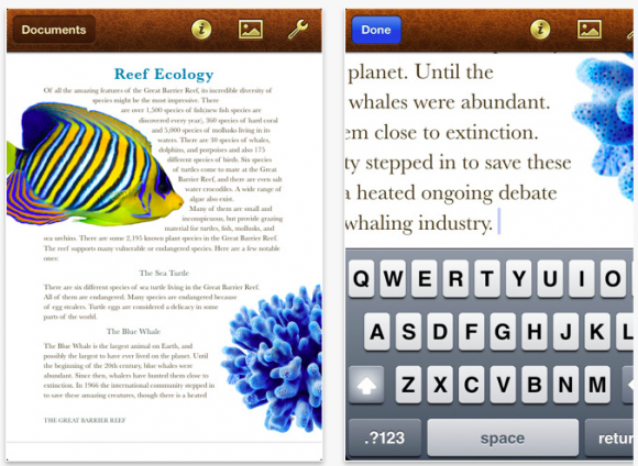 La suite iWork per iOS sbarca sull'App Store 1