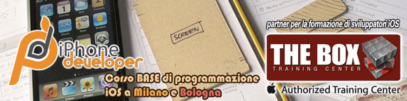 iPhone Developer, corso base di programmazione iOS a Milano e Bologna 1