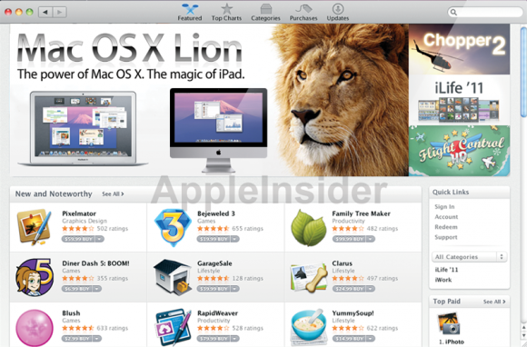 Mac OS X Lion sarà acquistabile sul Mac App Store? 1