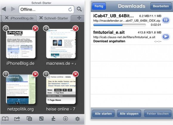 iCab Mobile: browser per iOS con molte funzioni 2