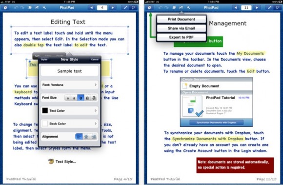 PhatPad: Annotare appunti e fare brainstorming su iPad 2