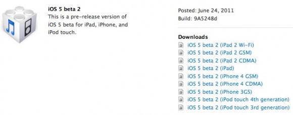 Apple pubblica iOS 5.0 beta 2 per gli sviluppatori 1