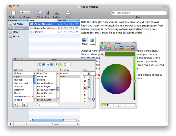 Notepad: il software più semplice per creare e organizzare le tue note con Mac 5