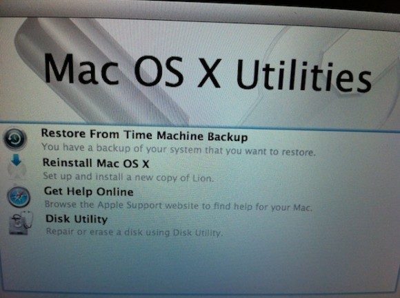 Mac OS X Lion genera in automatico una partizione di ripristino 2