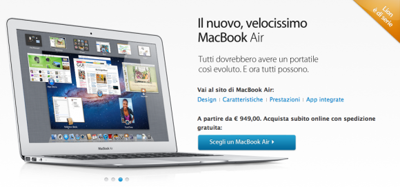 Presentati i nuovi MacBook Air 1