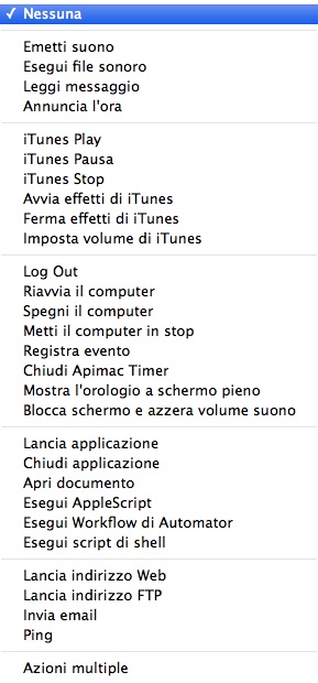 Apimac Timer Pro: il software più completo per pianificare azioni e tenere il tempo col Mac 2