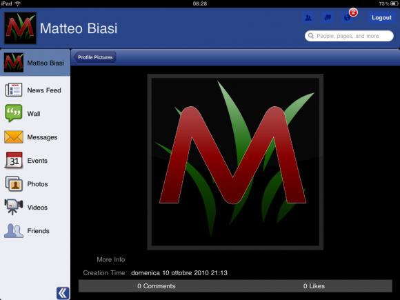 Segui gli aggiornamenti di Facebook su iPad con Facemobile 4