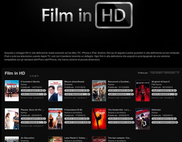 Entro fine anno Apple lancerà HD+ su iTunes 1