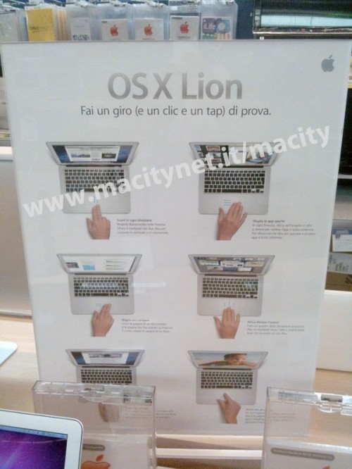 Alcuni negozi italiani si preparano al lancio di Mac OS X Lion 1