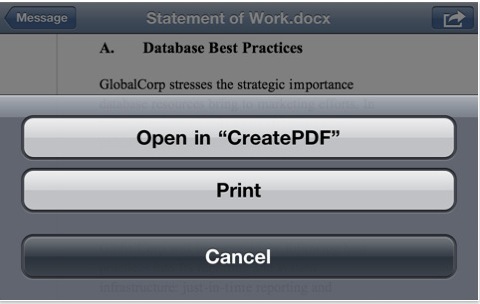 Adobe rilascia CreatePDF per gestire i PDF con iOS 2