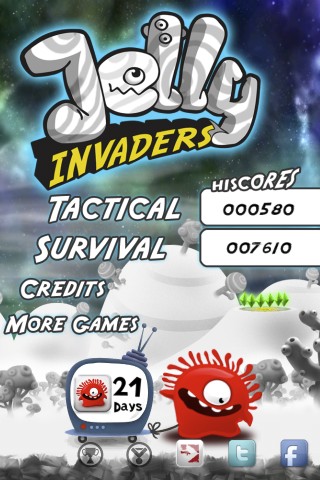 Jelly Invaders per iPhone: un passatempo molto coinvolgente per iPhone 1