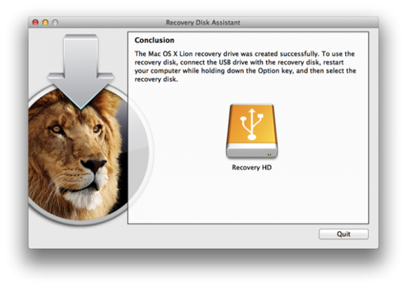 Apple rilascia Lion Recovery Disk Assistant 5