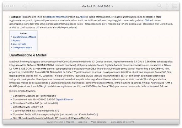 WikiBuddy per Mac: il programma d'eccellenza per consultare Wikipedia sul Mac 3