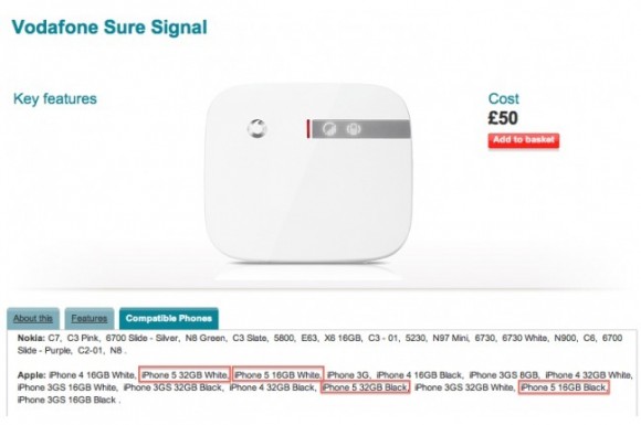 Da Vodafone Uk trapela la notizia che iPhone 5 sarà venduto nei modelli bianco e nero da 16 e 32 GB 1