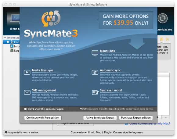 Sincronizza i tuoi dati su più dispositivi con SyncMate 3 1