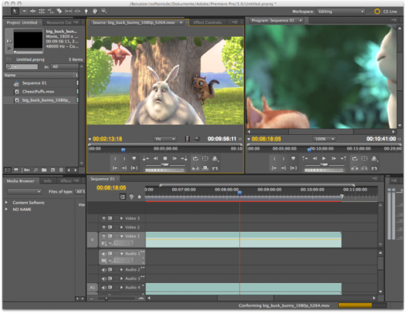Adobe Premiere CS5 incrementa le vendite del 45% dopo il rilascio di Final Cut Pro X 2