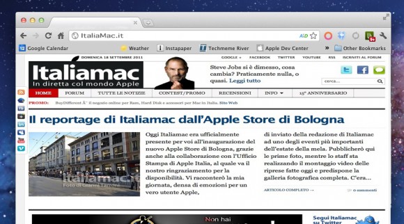 Google rilascia una versione di Chrome ottimizzata per OS X Lion 3