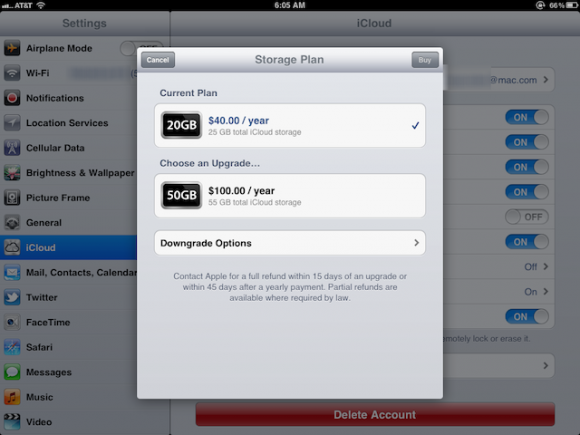 Apple regala a tutti gli abbonati a MobileMe 20 GB di spazio su iCloud 1