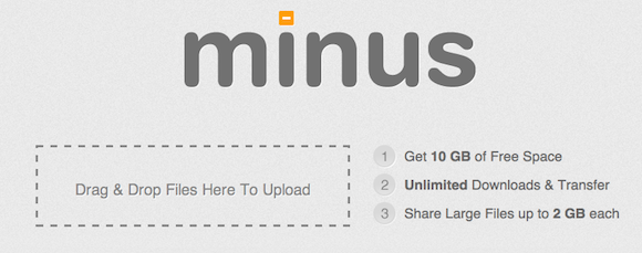 Minus, 10Gb di spazio Cloud semplice e minimale. 1