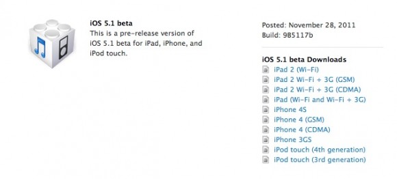 Apple ha rilasciato agli sviluppatori iOS 5.1 beta e Xcode 4.3 beta 1