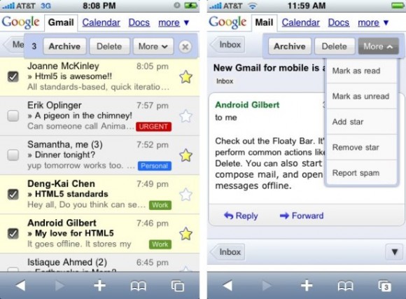 Entro breve Google rilascerà un'applicazione nativa di Gmail per iOS 1
