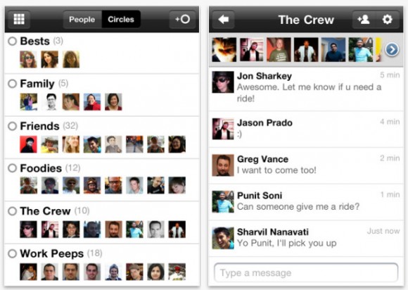 Nuovo aggiornamento per Google+ che aggiunge le notifiche su iOS5 2