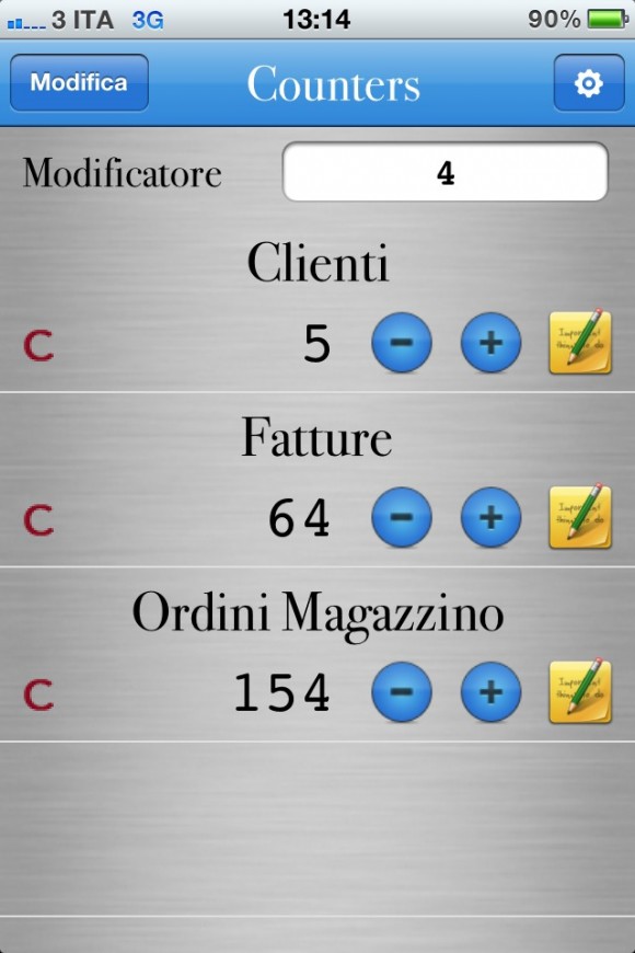 Counter++, utile app per creare contatori su iPhone 2
