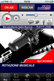 Una App anche per Radio Bocconi 2