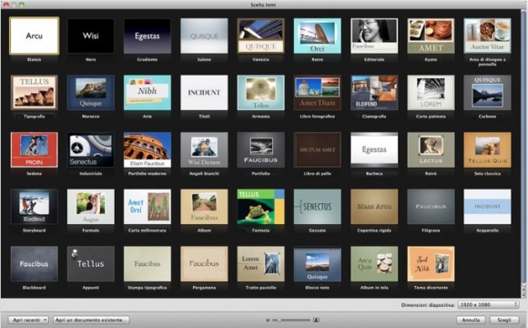 Disponibile l'aggiornamento 5.1.1 di Keynote per Mac OS X 2