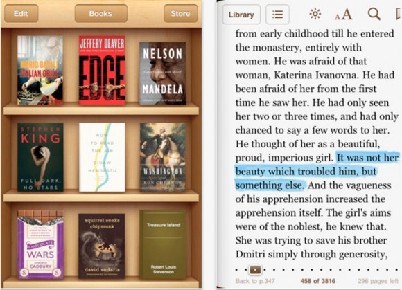 iBooks si aggiorna introducendo nuovi font e una modalità di lettura notturna 2