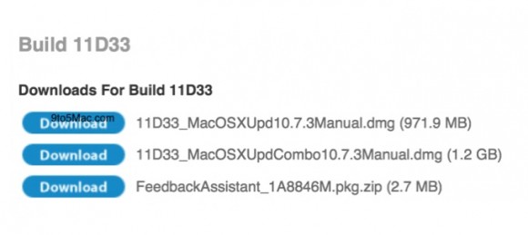 Apple rilascia la prima beta di Mac OS X 10.7.3 ai tester prima del rilascio agli sviluppatori 1