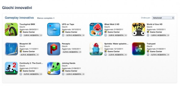 Giochi Innovativi: nuova sezione in App Store dedicata ai giochi più creativi 2