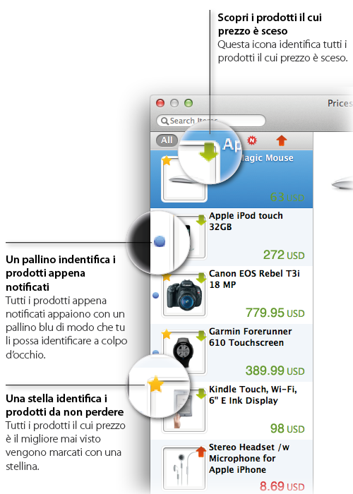Utile applicazione per Mac: Prices Drop Monitor for Amazon 4