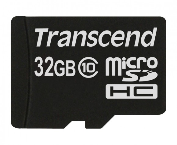 Nuova capacità da 32GB per le schede microSDHC Class 10 Ultimate di Transcend 1